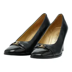サンローラン YSLロゴ - パンプス ハイヒール サイズ35 1/2 ブラック レザー パテントレザー レディース SAINT LAURENT【1-0251743】のサムネイル
