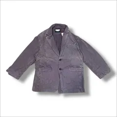 参考上代26,400円 未使用 MAISON SPECIAL Pigment-Dye Sweat Prime-Over Tailored Jacket テーラードジャケット メゾンスペシャル 11241111301 パープル系 2 （752MG）のサムネイル