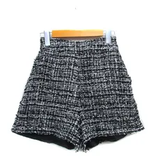 グレイル GRL キュロット パンツ ツイード S ブラック 黒 /KT19のサムネイル