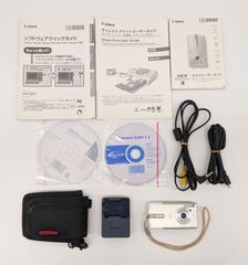 S [Used, Power-on confirmed, Sold as junk] Canon IXY Digital Camera PC1060 Pearl White S-1.6-3.7