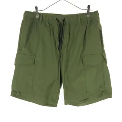 BILLABONG ビラボン カーゴ ショートパンツ M カーキ ウエストゴム 薄手 メンズ 古着のサムネイル