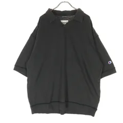 Champion チャンピオン 半袖 オープンカラー シャツ L グレー メンズ 古着のサムネイル