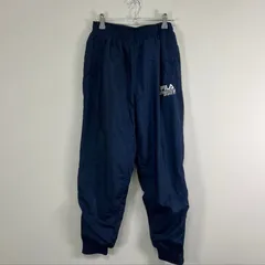 FILA フィラ ナイロンパンツ ネイビー ウインドパンツ トレーニングウェア　Mサイズのサムネイル