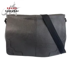 美品 CARTIER カルティエ マルチェロ ダークブラウン シルバー金具 レザー ショルダーバッグ メッセンジャーバッグ メンズ 504825【中古】のサムネイル