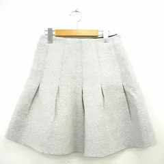 アーバンリサーチ サニーレーベル URBAN RESEARCH Sonny Label スカート タック ひざ丈 シンプル コットン 綿 36 グレー /MT43のサムネイル