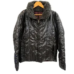 メンズティノラス MEN'S TENORAS 00’s  Y2K フェイクファー リバーシブル ジャケット TB-0505 ジャケット ブラック Lサイズ 201MT-6417のサムネイル