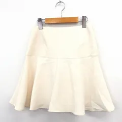 ビーミングバイビームス B:MING LIFE STORE by BEAMS スカート フレア 膝丈 シンプル バックジップ S アイボリー /ST54のサムネイル