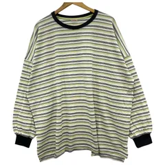 niko and... ニコアンド長袖Ｔシャツ sizeL/アイボリー×ライトグリーン×ブラックのサムネイル