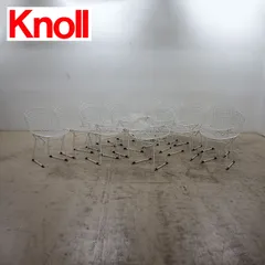 Knoll ノル ノール 420 Side chair サイドチェア ワイヤーチェア ハリー・ベルトイア ダイニングチェア ホワイト ヴィンテージ 1脚のサムネイル