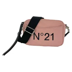 N゜21(ヌメロ ヴェントゥーノ) ショルダーバッグ ライトピンク×黒 ショルダーストラップ着脱可のサムネイル