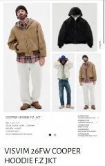 Visvim 26fw cooper hoodie F Z jktのサムネイル