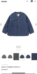 VISVIM 25SS DUGOUT CHAMBRAY DOWN L/Sのサムネイル