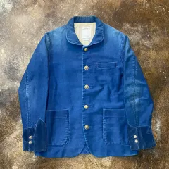(3) Visvim デニム ブレーザー ジャケット ブルーのサムネイル