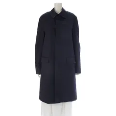 フェンディ カシミヤ 比翼 ステンカラーコート ライナー付き アウター PR12-14-1582 ネイビー 46【中古】のサムネイル