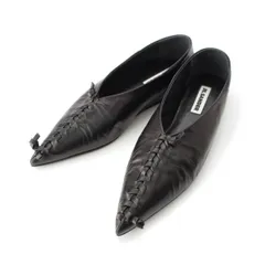 ジルサンダー バレリーナ フラット パンプス シューズ J15WZ0004 ブラック 38【中古】のサムネイル