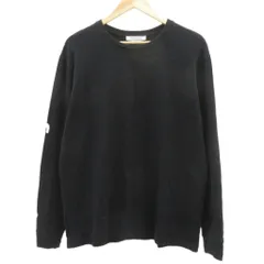 オニツカタイガー Onitsuka Tiger Tシャツ カットソー L 黒 ブラック ラウンドネック 長袖 ロゴプリント /MA9 ■GY70のサムネイル