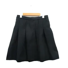 スピック＆スパン ノーブル Spick&Span Noble フレア スカート ミニ シンプル 40 ブラック 黒 /KT14のサムネイル