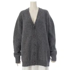 メゾンマルジェラ 24AW ○1 10 MMA Gauge 5 Shetland Cardigan ウール オーバーサイズ カーディガン トップス S50HP0016 グレー S【中古】のサムネイル