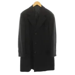 エルメネジルドゼニア Ermenegildo Zegna チェスターコート アウター カシミヤ混 50 黒 ブラック 487180 /YTのサムネイル
