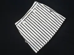 PEARLY GATES パーリーゲイツ ワッペン ストライプ スカート size0/白ｘ紺 ■◇ レディースのサムネイル