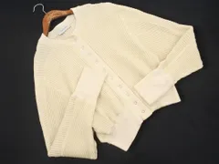 ADAM ET ROPE' アダムエロペ ワッフル ドルマン スナップボタン カーディガン sizeF/アイボリー ■◇ レディースのサムネイル