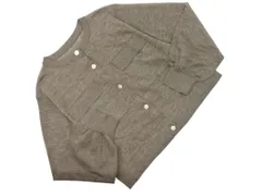 PLST プラステ ラメ カーディガン sizeS/ブラウン ■◇ レディースのサムネイル