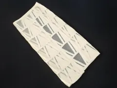 ADAM ET ROPE' アダムエロペ 幾何学 刺繍 チュール 巻き ラップ スカート sizeF/アイボリー ■■ レディースのサムネイル