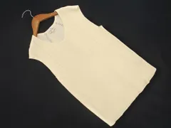 TRUSSARDI トラサルディ Vネック サマー ニット セーター size42/ライトベージュ ■◆ レディースのサムネイル