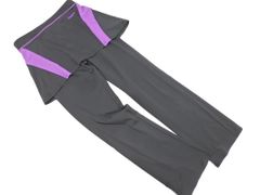 Reebok リーボック PLAY DRY スポーツ スカート パンツ sizeM 黒x紫 ■■ レディース