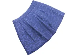 JOURNAL STANDARD ジャーナルスタンダード タック 総柄 ミニ スカート size38/青 ■◆ レディースのサムネイル