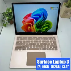 【13.5インチ・高性能】Surface Laptop 3 Core i7-1065G7 16GB 512GB タッチ対応【24】のサムネイル