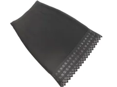EPOCA エポカ レース 切替 Aライン 台形 スカート size38/黒 ■■ レディースのサムネイル