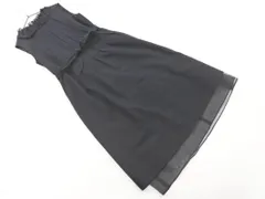 Jocomomola ホコモモラ タック ノースリーブ ワンピース size40/紺 ■◆ レディースのサムネイル