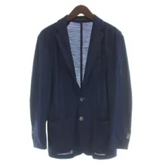 コルネリアーニ Corneliani ジャケット 上着 46 紺 ネイビー 無地 長袖 2つボタン 711012601 /AP16のサムネイル
