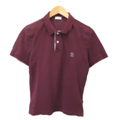 ブルネロクチネリ BRUNELLO CUCINELLI 鹿の子ポロシャツ XS ボルドー 半袖 DD92881 /RY ■GY62のサムネイル