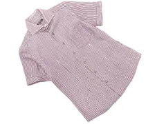 MICHEL KLEIN HOMME ミッシェルクラン オム ストライプ カットソー シャツ size46/白ｘ紫 ■◆ メンズのサムネイル