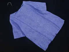 L.L.Bean エルエルビーン リネン100% ブラウス シャツ sizeM/青 ■◆ レディースのサムネイル