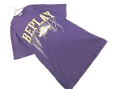 REPLAY リプレイ プリント ビーズ チュニック ワンピース 紫 ■◆ レディースのサムネイル