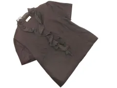 Aylesbury アリスバーリー フリル カットソー sizeEL/茶 ■◆ レディースのサムネイル