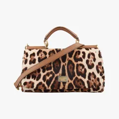 ドルチェ＆ガッバーナDolce & Gabbanaシシリー レオパード マルチカラー ハラコ のサムネイル