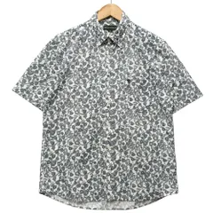 THE SCOTCH HOUSE スコッチハウス F1M51-335-06 総柄 半袖シャツ ホワイト サイズM 正規品 / 55660のサムネイル