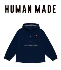 HUMAN MADE 21シーズン ネイビー ハーフジップアップ Anorakのサムネイル