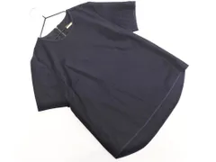 Des Pres デプレ トゥモローランド ピンストライプ 半袖 プルオーバー シャツ size1/濃紺 ■◆ レディースのサムネイル