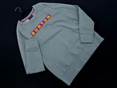 BURTON バートン 裏起毛 ロゴプリント 指穴 トレーナー スウェット sizeS/グレー ◇■ メンズのサムネイル