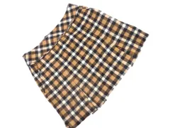 BEAMS GOLF ビームス ゴルフ ウール混 チェック スカート sizeM/茶ｘ黒 ◇■ レディースのサムネイル