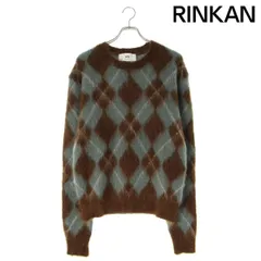 アミアレクサンドルマテュッシ  24AW  HKS047KN0058 アーガイルモヘアニット メンズ Lのサムネイル