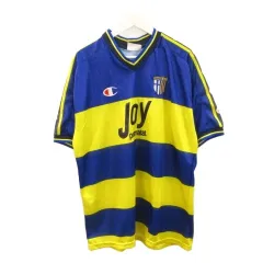 チャンピオン CHAMPION パルマAC 2001-2002 サッカー ユニフォーム ゲームシャツ イエロー ブルーのサムネイル