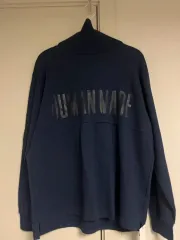 L HUMAN MADE(ヒューマンメイド) タートルネック ニット ネイビーのサムネイル