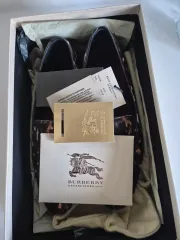 BURBERRY バーバリー ヒョウ柄 レオパード レディース カーフレザー ローファーのサムネイル