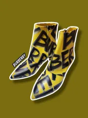 36 5/ バーバリー グラフィティ アンクルブーツ 鑑定書 含む /1119のサムネイル